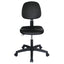 Silla de oficina kit cajero OFFIHO HEAVY DUTY LINE OHI-46 negra con base estrella de 5 puntas en poliamida y asiento de poliuretano