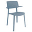 SILLA OFFIHO KIN OHV - 136 | Silla para Cafetería Restaurante | Descansabrazos | Polipropileno | Interior + Exterior - OHV - 136 - OFFIHO - NOGAL BEAT - Sillas