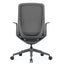 Silla de oficina operativa Offiho Net OHE-503 con asiento y respaldo en malla, brazos y base estrella