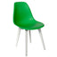 Silla comercial ergonómica Offiho OHV-124 de polipropileno con base de cuatro puntas en varios colores