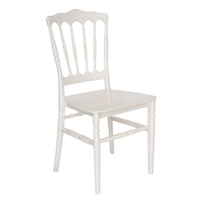 SILLA OFFIHO VERSALLES | Silla para Eventos Fiestas | Resistente Rayos UV | Varios Colores | Polipropileno | Interior + Exterior - VERSALLES - OFFIHO - NOGAL BEAT - Sillas