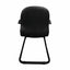 SILLA OFIK 378 ZALCE | Silla de Visita para Oficina | Base Trineo Tubular | Vinipiel | Interior - 378 - OFIK - NOGAL BEAT - Sillas de oficina