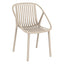 Silla para Área de Terraza Hotel Protección UV - RESOL BINI - Varios Colores - Asiento y Respaldo en Polipropileno - 05378 - Resol - NOGAL BEAT - Silla de Terraza
