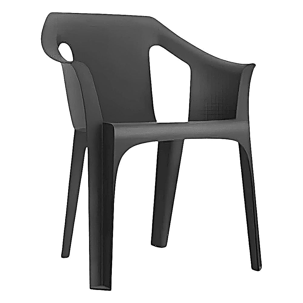 Silla para Cafetería y Comedor al Aire Libre Texturizado - RESOL COOL - Varios Colores - 4 Puntas Apilable y Tacos Anti Deslizantes con Protección UV - 6202 - Resol - NOGAL BEAT - Silla Comercial Exterior