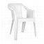 Silla para Cafetería y Comedor al Aire Libre Texturizado - RESOL COOL - Varios Colores - 4 Puntas Apilable y Tacos Anti Deslizantes con Protección UV - 01387 - Resol - NOGAL BEAT - Silla Comercial Exterior
