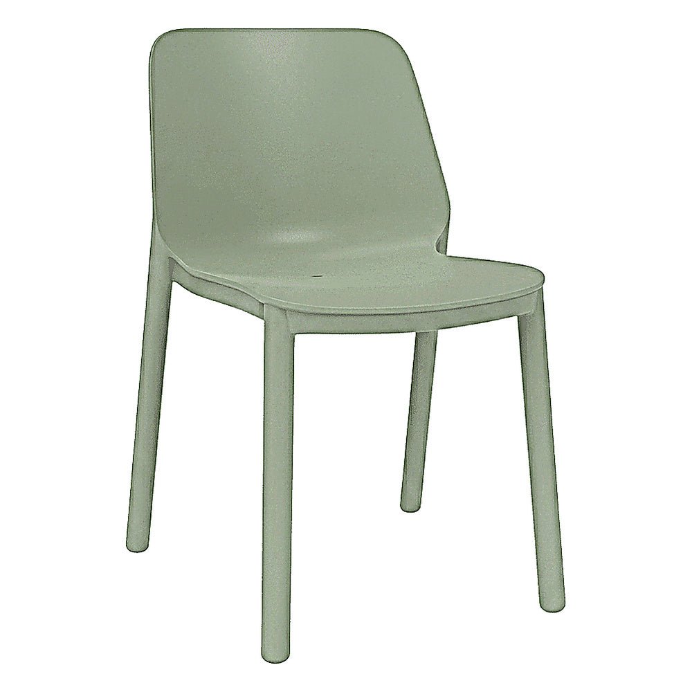 Silla para Cafetería y Comedor Monobloque - RESOL ONE - Varios Colores - Protección UV - 06660 - Resol - NOGAL BEAT - Silla Comercial Interior