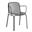 Silla con brazos Colos Villa 2 en malla de acero moldeada para exterior, varios colores