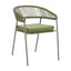 Silla para Hotel y Terraza - ZUO SKYE - Varios Colores - Asiento y Respaldo Tapizados con Tela para Exterior - 704163 - Zuo - NOGAL BEAT - Silla de Terraza