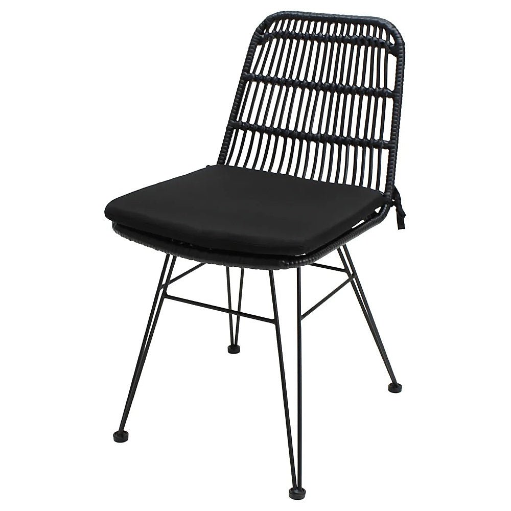 Silla para Jardín y Terraza - KINGSTRONG GUYANA SILL0905188 - Varios Colores - Asiento y Respaldo en Rattan Sintético - SILL0905188 - Mundo In - NOGAL BEAT - Silla de Terraza