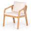 Silla para Jardín y Terraza - NOGAL BEAT SAONA SILL0904864 - Natural - Asiento y Respaldo Tapizados - SILL0904864 - Mundo In - NOGAL BEAT - Silla de Terraza