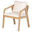 Silla para Jardín y Terraza - NOGAL BEAT SAONA SILL0904864 - Natural - Asiento y Respaldo Tapizados - SILL0904864 - Mundo In - NOGAL BEAT - Silla de Terraza