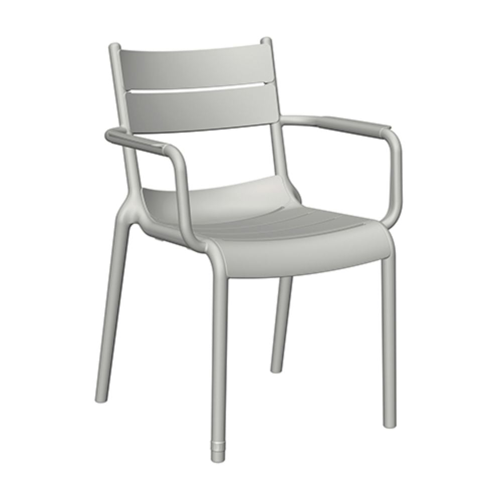 Silla de terraza Offiho Naples OHV-7220A con brazos en polipropileno de una sola pieza, varios colores.