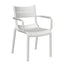 Silla de terraza Offiho Naples OHV-7220A con brazos en polipropileno de una sola pieza, varios colores.