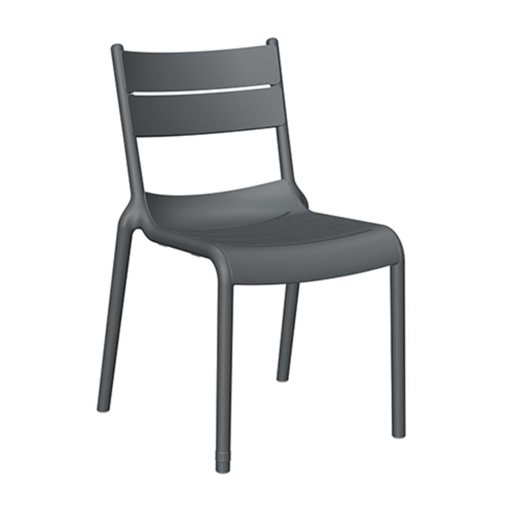 Silla Offiho Naples OHV-7220B sin brazos en polipropileno para jardín, varios colores