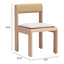 Silla para Jardín y Terraza - ZUO ISLAND - Blanco - Asiento y Respaldo Tapizados con Tela para Exterior - 704043 - Zuo - NOGAL BEAT - Silla de Terraza