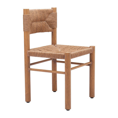 Silla para Restaurante y Jardín - ZUO ISKA - Varios Colores - Asiento y Respaldo en Ratán Sintético Tejido - 704050 - Zuo - NOGAL BEAT - Silla de Terraza