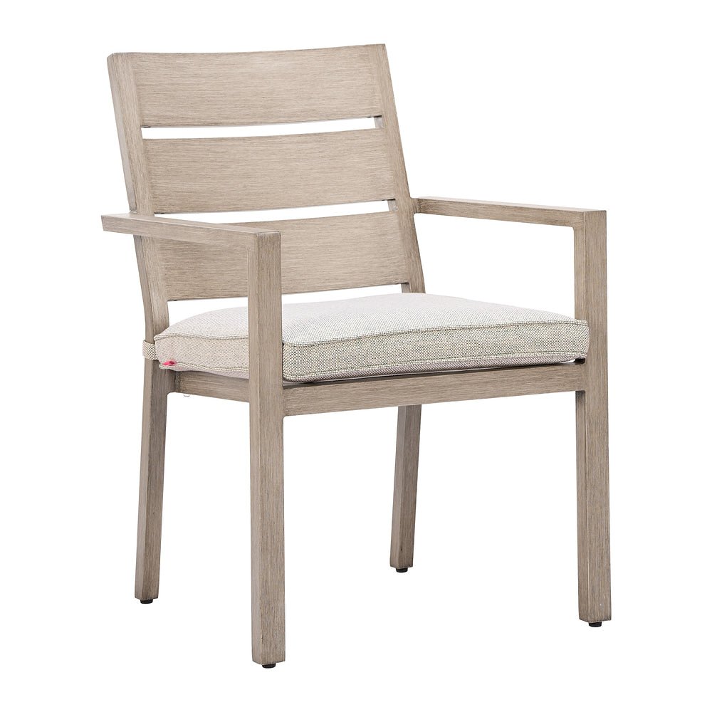 Silla para Restaurante y Jardín - ZUO REEFLINE - Verde - Asiento y Respaldo Tapizados con Tela para Exterior - 704283 - Zuo - NOGAL BEAT - Silla de Terraza