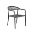 Silla para Terraza - NOGAL BEAT HUATULCO - Varios Colores - Asiento y Respaldo Tejido en Fibra Sintetica - SILLA HUATULCO - MDO - NOGAL BEAT - Silla de Terraza