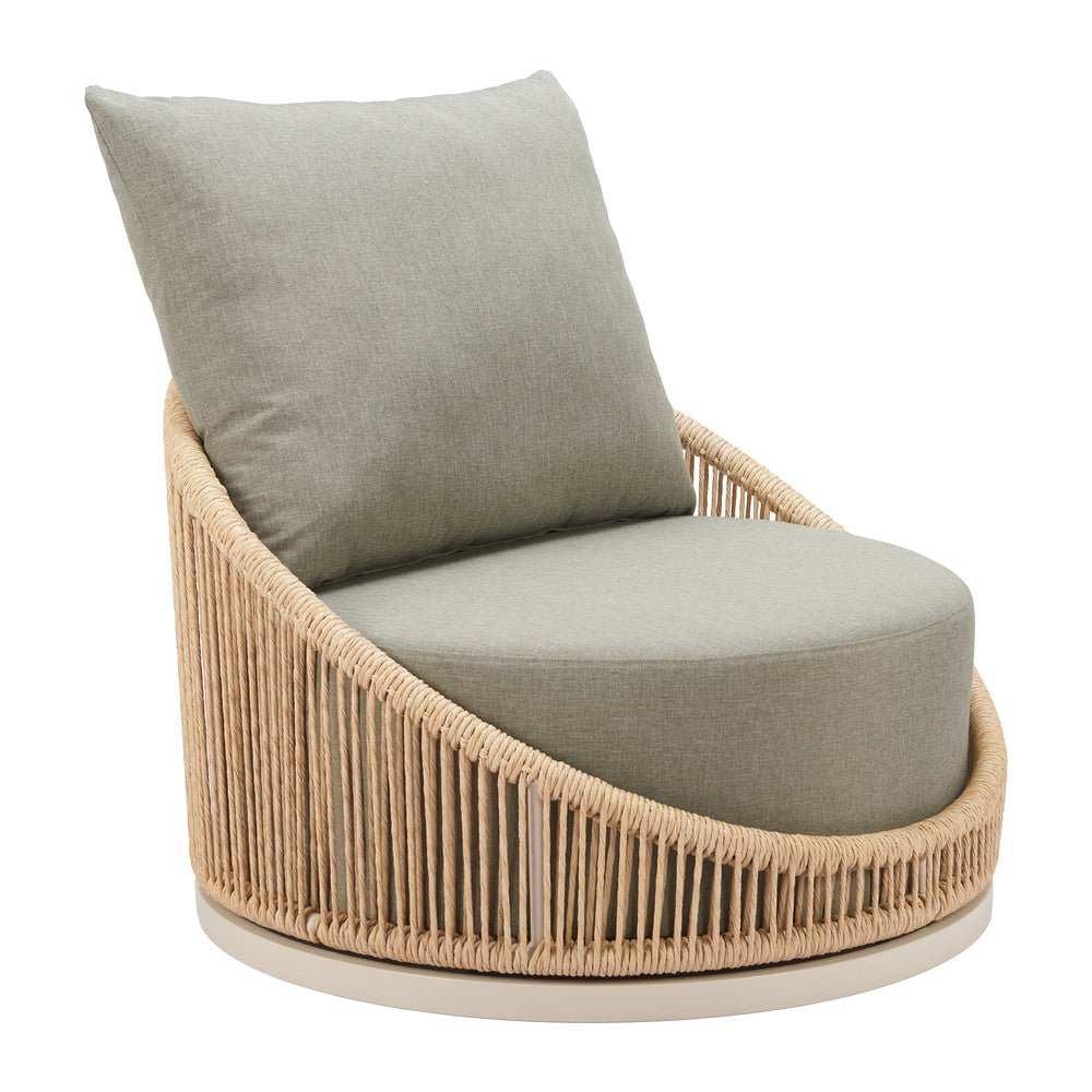 Silla para Terraza y Alberca - ZUO CABANA - Multicolor - Asiento y Respaldo Tapizados con Tela para Exterior - 704173 - Zuo - NOGAL BEAT - Silla de Terraza