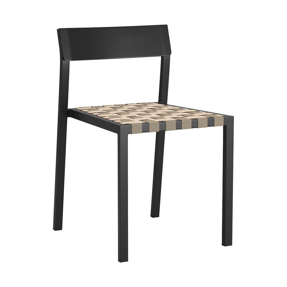 Silla para Terraza y Alberca - ZUO DRACO - Negro - Asiento y Estructura en Aluminio con Recubrimiento en Polvo - 704261 - Zuo - NOGAL BEAT - Silla de Terraza