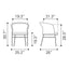 Silla para Terraza y Alberca - ZUO FREYCINET - Varios Colores - Asiento y Respaldo Tapizados con Tela para Exterior - 703987 - Zuo - NOGAL BEAT - Silla de Terraza