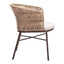 Silla para Terraza y Alberca - ZUO FREYCINET - Varios Colores - Asiento y Respaldo Tapizados con Tela para Exterior - 703988 - Zuo - NOGAL BEAT - Silla de Terraza