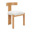 Silla para Terraza y Alberca - ZUO TIANA - Varios Colores - Asiento y Respaldo Tapizados con Tela para Exterior - 704080 - Zuo - NOGAL BEAT - Silla de Terraza
