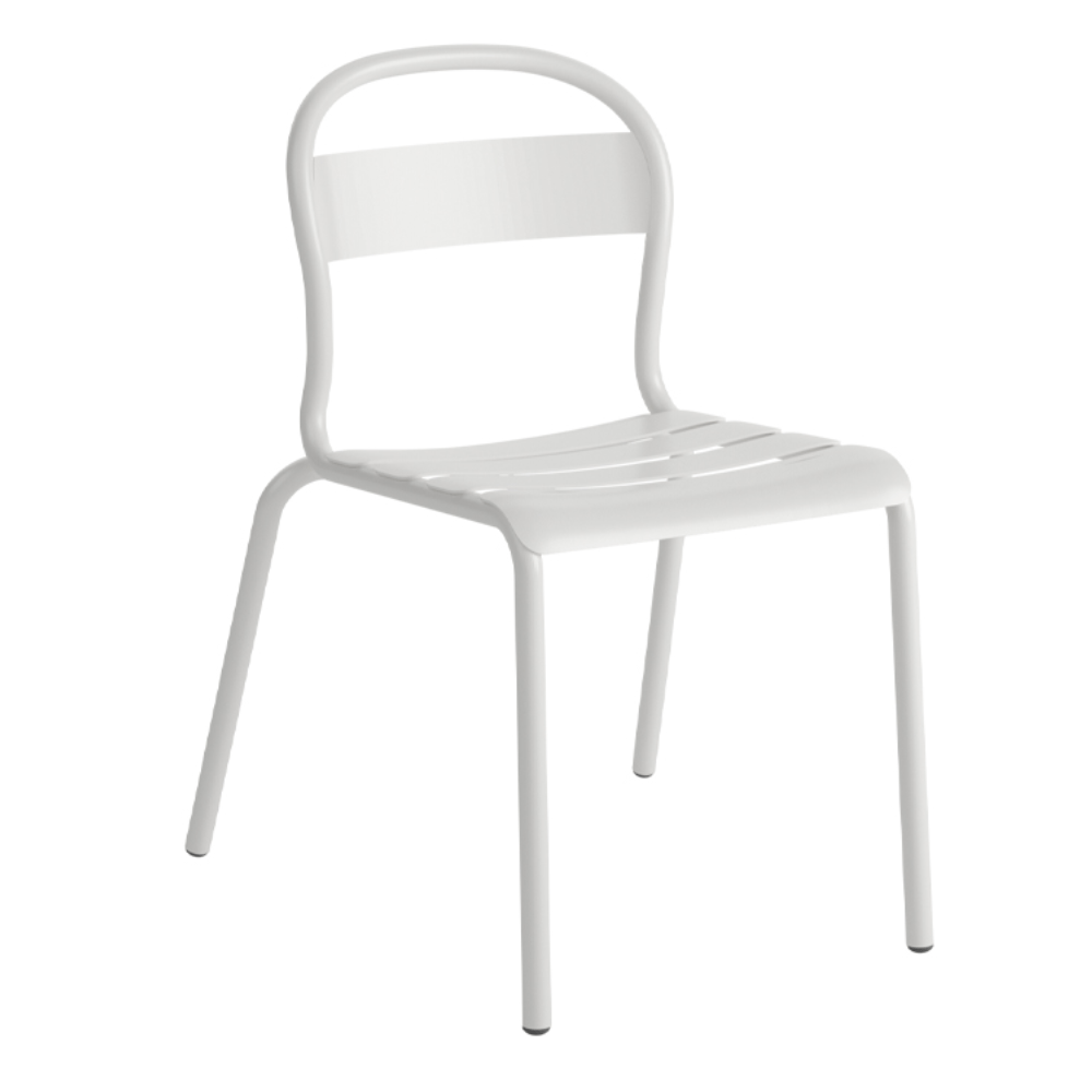 Silla sin brazos Colos Stecca 1 de aluminio tubular para terraza, varios colores