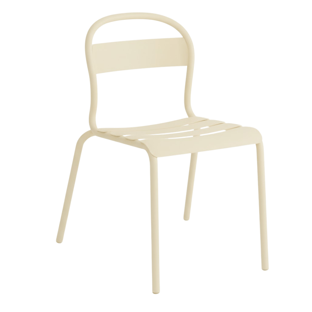 Silla sin brazos Colos Stecca 1 de aluminio tubular para terraza, varios colores