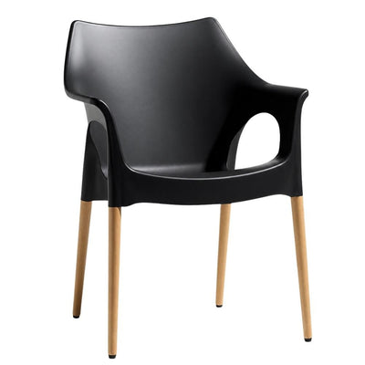 Silla Reciclable - LABENZE OLA 155-07050 - Varios Colores - Estructura Madera Haya Natural y con Brazos - 155-07050 - Labenze - NOGAL BEAT - Silla Comercial Interior