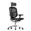 Silla ejecutiva REQUIEZ ENJOY RM-9101/NG negra con respaldo alto, cabecera y brazos 3D ajustables.