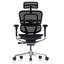 Silla ejecutiva REQUIEZ ERGOHUMAN RM-9100N negra con respaldo alto en mesh y brazos 5D ajustables.