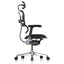 Silla ejecutiva REQUIEZ ERGOHUMAN RM-9100N negra con respaldo alto en mesh y brazos 5D ajustables.