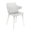 SILLA RESOL ANGIE CLICK | Silla Ocasional | Estructura Click | Brazos | Polipropileno | Fibra de vidrio | Interior + Exterior - 05101 - Resol - NOGAL BEAT - Sillas