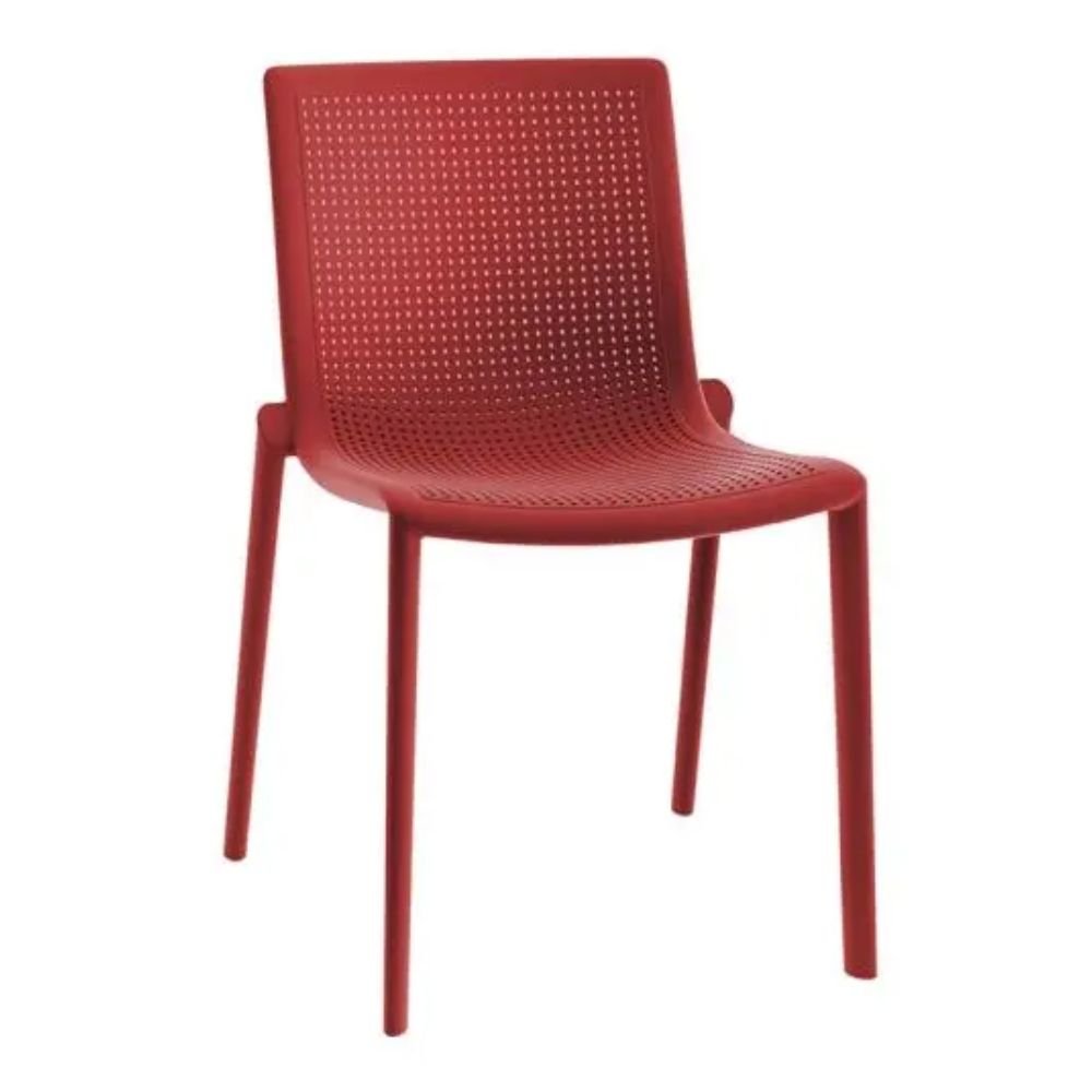 SILLA RESOL BEETAK | Silla Ocasional | Fibra Vidrio | Polipropileno | Apilable | Protección UV | Interior + Exterior - 01534 - Resol - NOGAL BEAT - Sillas