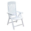 SILLA RESOL BLANES | Silla Ocasional Plegable para Terraza | con Brazos | Inyectado Polipropileno | Protección UV | Exterior - 00143 - Resol - NOGAL BEAT - silla