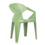 SILLA RESOL DELTA RECYCLED | Silla Ocasional para Terraza | Monobloc Polipropileno | Reciclado y Reciclable | Protección UV | Exterior - 05713 - Resol - NOGAL BEAT - silla
