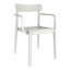 SILLA RESOL ELBA ARMCHAIR | Silla Ocasional para Cafetería Jardín | Inyectado PP | Protección UV | Interior + Exterior - 04499 - Resol - NOGAL BEAT - silla
