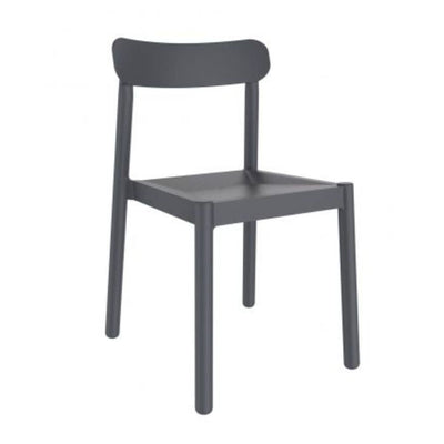 SILLA RESOL ELBA | Silla Ocasional para Cafetería Jardín | Inyectado PP | Protección UV | Interior + Exterior - 04450 - Resol - NOGAL BEAT - silla