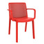 SILLA RESOL FRESH ARMCHAIR | Silla Ocasional para Cafetería Jardín | Inyectada en PP | Protección UV | Interior + Exterior - 03886 - Resol - NOGAL BEAT - silla