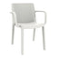SILLA RESOL FRESH ARMCHAIR | Silla Ocasional para Cafetería Jardín | Inyectada en PP | Protección UV | Interior + Exterior - 03881 - Resol - NOGAL BEAT - silla