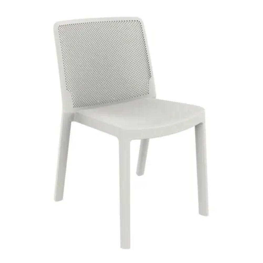 SILLA RESOL FRESH | Silla Ocasional para Cafetería Jardín | Inyectada en PP | Protección UV | Interior + Exterior - 03875 - Resol - NOGAL BEAT - silla