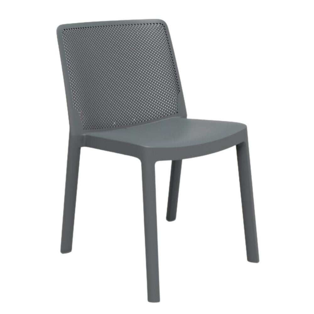 SILLA RESOL FRESH | Silla Ocasional para Cafetería Jardín | Inyectada en PP | Protección UV | Interior + Exterior - 03879 - Resol - NOGAL BEAT - silla