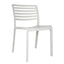 SILLA RESOL LAMA | Silla Ocasional | Fibra Vidrio | Polipropileno | Apilable | Protección UV | Interior + Exterior - 00865 - Resol - NOGAL BEAT - Sillas