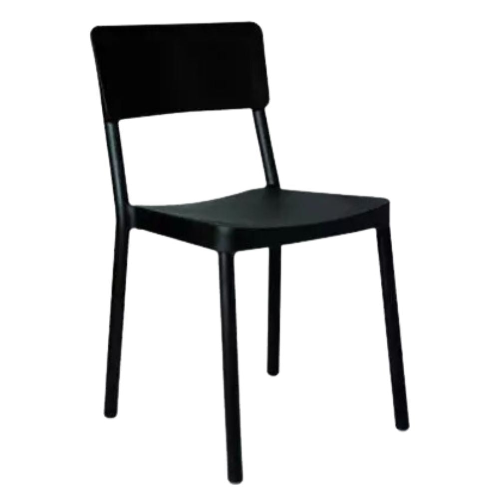 SILLA RESOL LISBOA | Silla Ocasional | Fibra Vidrio | Polipropileno | Apilable | Protección UV | Interior + Exterior - 00815 - Resol - NOGAL BEAT - Sillas