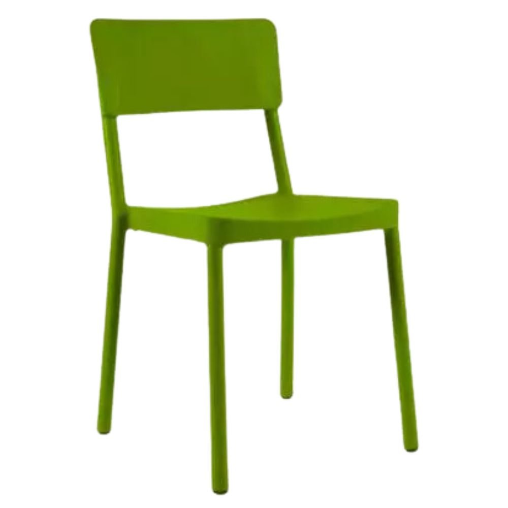 SILLA RESOL LISBOA | Silla Ocasional | Fibra Vidrio | Polipropileno | Apilable | Protección UV | Interior + Exterior - 00813 - Resol - NOGAL BEAT - Sillas