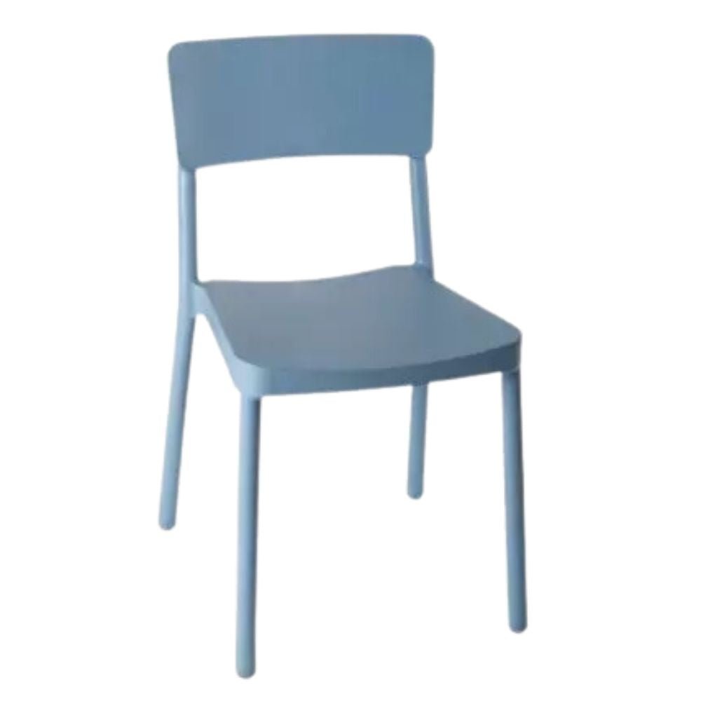SILLA RESOL LISBOA | Silla Ocasional | Fibra Vidrio | Polipropileno | Apilable | Protección UV | Interior + Exterior - 05078 - Resol - NOGAL BEAT - Sillas