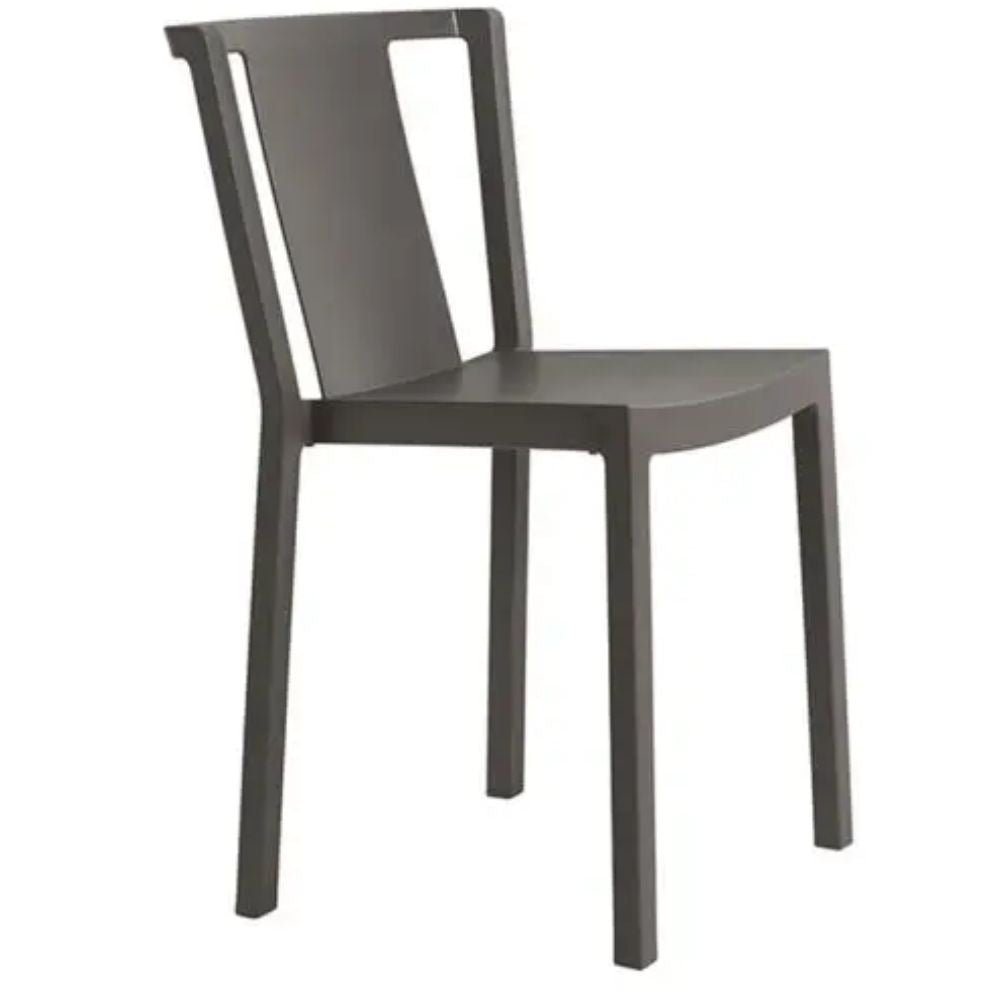 SILLA RESOL NEUTRA | SILLA OCASIONAL | Fibra Vidrio | Polipropileno | Apilable | Protección UV | Interior + Exterior - 01412 - Resol - NOGAL BEAT - Sillas
