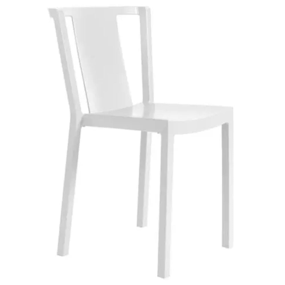 SILLA RESOL NEUTRA | SILLA OCASIONAL | Fibra Vidrio | Polipropileno | Apilable | Protección UV | Interior + Exterior - 01411 - Resol - NOGAL BEAT - Sillas