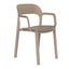 SILLA RESOL ONA ARMCHAIR | Silla Ocasional para Cafetería Jardín | Polipropileno | Protección UV | Interior + Exterior - 03713 - Resol - NOGAL BEAT - silla
